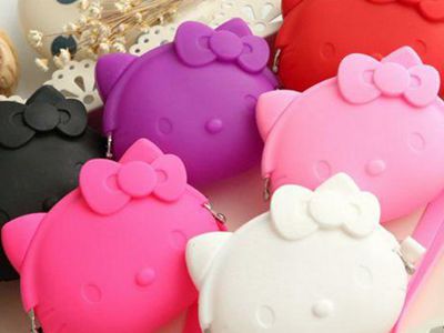 HelloKitty矽膠(jiāo)零錢包 HelloKitty矽膠零錢包