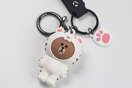 矽膠材質的鑰匙扣(kòu) 矽膠材質的鑰匙扣