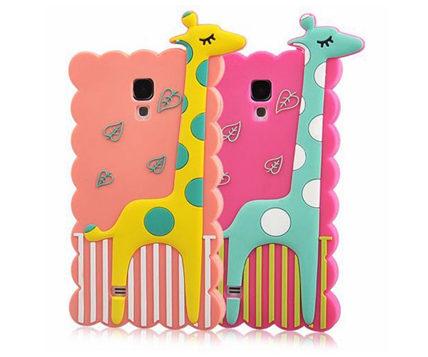 女款（kuǎn）手機殼,長頸鹿手機套,矽膠手機套